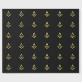 Masonic Wrapping Paper | Freemason Gift Cadeaupapier (Vlak)