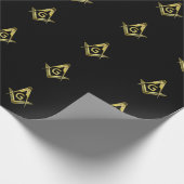 Masonic Wrapping Paper | Freemason Gift Cadeaupapier (Hoek)