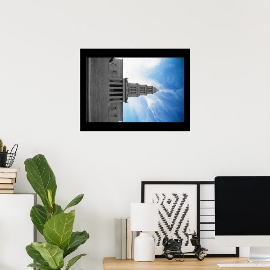 Masonic Ziggurat Poster (Thuiskantoor)