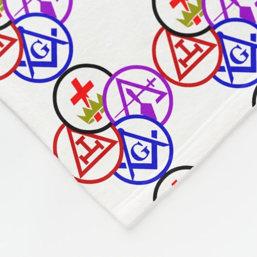 Masoniek Fleece Deken (Hoek)