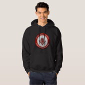 Masonieke Hoodie - Rood (Voorkant volledig)