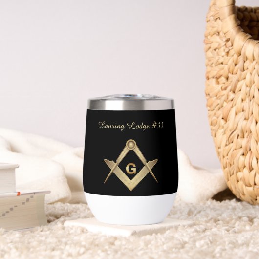 Masonieke monogram klassiek (Woonkamer (Gedraaid) )
