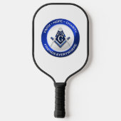 Masonieke Pickleball Paddle (Achterkant)