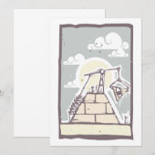 Masonieke Piramide Uitnodigingen (Voorkant / Achterkant)