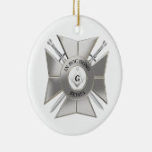 Masonisch kruis keramisch ornament (Rechts)