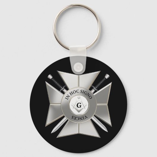 Masonisch kruis sleutelhanger (Voorkant)