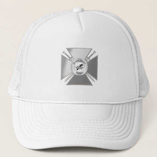 Masonisch kruis trucker pet (Voorkant)