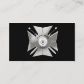 Masonisch kruis visitekaartje (Achterkant)