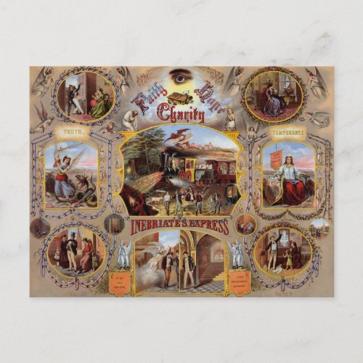 Masonisch Poster Briefkaart (Voorkant)