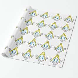 Masonisch verpakkingspapier (groot afbeelding) cadeaupapier