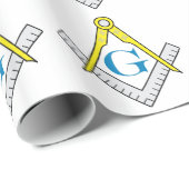 Masonisch verpakkingspapier (groot afbeelding) cadeaupapier (Rol Hoek)