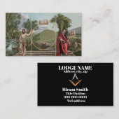 Masonisch Visitekaartje (Voorkant / Achterkant)