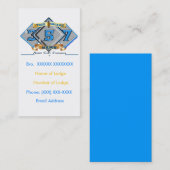 Masonisch Visitekaartje (Voorkant / Achterkant)