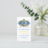 Masonisch Visitekaartje (Staand voorkant)