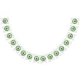 Masonische Bunting Banner Groen