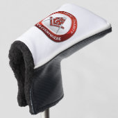 Masonische Golf Putter Hoes Rood Golfheadcover (3/4 voorkant)