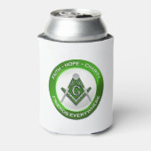 Masonische Koeler Groen (Blikje Achterkant)