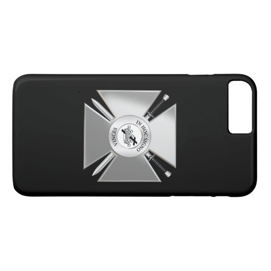 Masonische kruis Case-Mate iPhone case (Achterkant (Horizontaal))