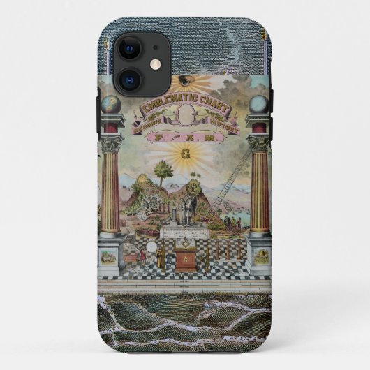 Masonische Kunst Case-Mate iPhone Case (Achterkant)