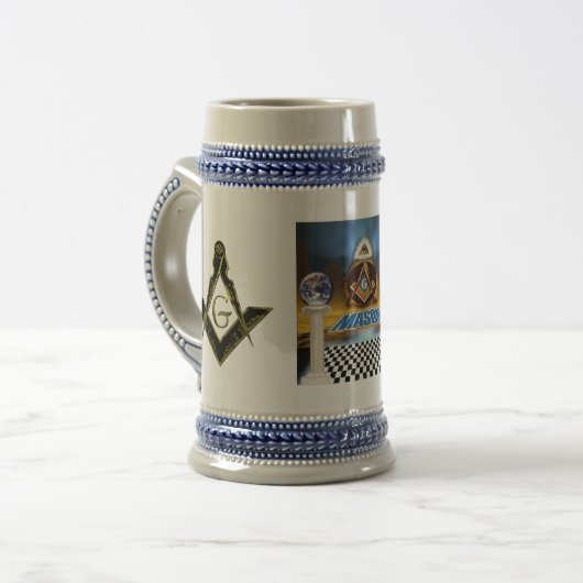 Masonische Mok (Voorkant links)