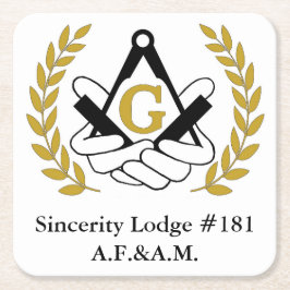 Masonische onderzetters