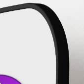 Masonische Pickleball Paddle Paars (Links Detail)
