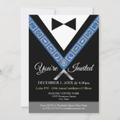 Masonische uitnodigingen | Freemason Tuxedo Jewel (Voorkant)