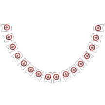 Masonische Vlagbanner Rood