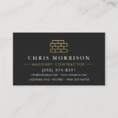 Masonry Brick Mason Visitekaartje (Voorkant)