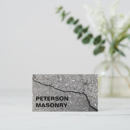 Masonry-constructie - Visitekaartje voor de metsel (Staand voorkant)