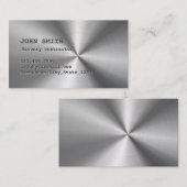Masonry Cool Faux Roestvrij staal Visitekaartje (Voorkant / Achterkant)