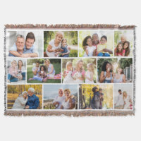 Masonry Grid Photo Collage 12 Family Afbeeldingen