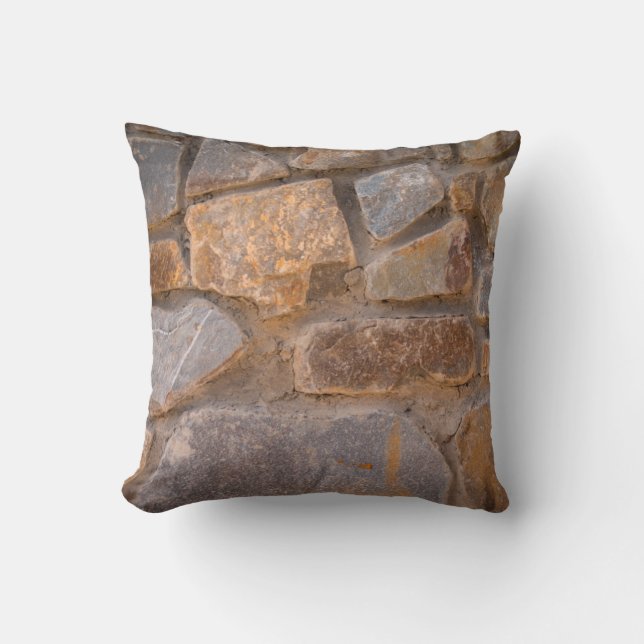 Masonry natural stoneabstract, oud, antiquity, kussen (Voorkant)