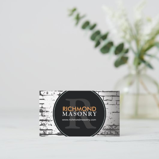 MASONRY VISITEKAARTJE (Staand voorkant)