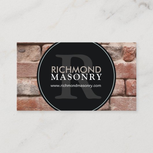 MASONRY VISITEKAARTJE (Voorkant)