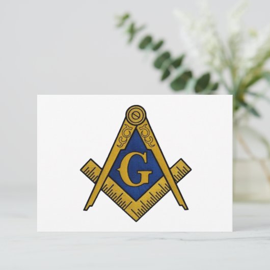 MASONS AANKONDIGING (Staand voorkant)