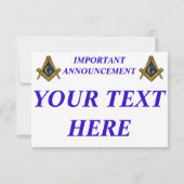 MASONS AANKONDIGING (Achterkant)