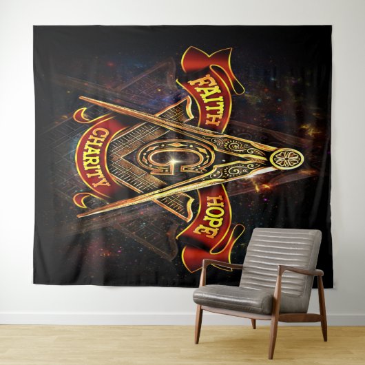 Masons Achtergrond Wandkleed (In Situ (horizontaal))