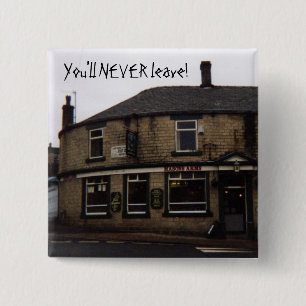 Mason's Arms, Hadfield 15 cm Square Badge Vierkante Button 5,1 Cm