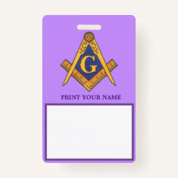 MASONS BADGE