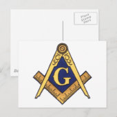 MASONS BRIEFKAART (Voorkant / Achterkant)