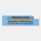 Masons Care Bumpersticker (Voorkant)