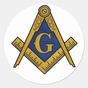 MASONS CLASSIC ROUND STICKKERS RONDE STICKER