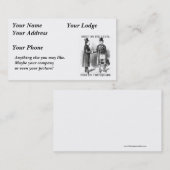 Masons de Naam of het Visitekaartje van de Vergade (Voorkant / Achterkant)