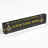 MASONS DESK NAME BORD NAAMBORDJE