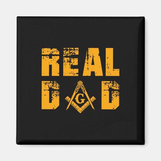 Masons Echte Vader Masonic Mason Vader's Onafhanke Magneet (Voorkant)