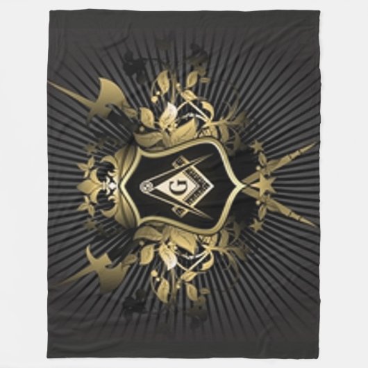 MASONS FLEECE DEKEN (Voorkant)