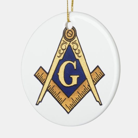 MASONS KERAMISCH ORNAMENT (Links)