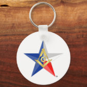 Masons of Texas Star Line Sleutelhanger (Voorkant)