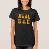 Masons Real Dad Masonic Mason Vader's Independenc T-shirt (Voorkant)